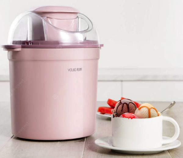 фото Мороженица Yanglang Home Ice Cream Machine IE2001-3C Pink