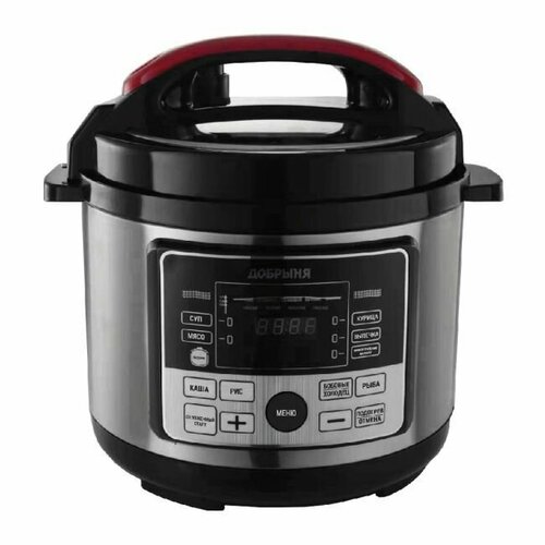 Мультиварка-скороварка Добрыня DO-1022 1000Вт 50л 10 программ корпус-нержавеющая сталь 591500₽