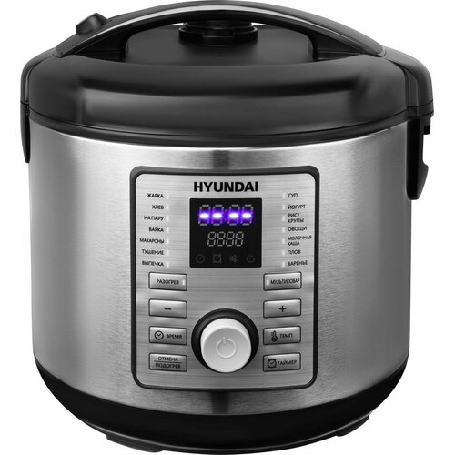 Мультиварка Hyundai HYMC-1616 900Вт серебристыйчерный 909700₽