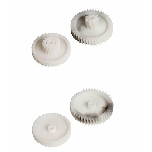 9999990145 Блок шестеренок Bork 2шт M401,500, 501(D=62/28 H=24/12 d=7mm 17 и 74 косые, D=71/23 H=31/14 d=7mm 9 и 45 косые)