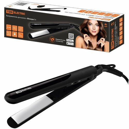 Выпрямитель для волос Венера 1 45 Вт керамика t 200 С TDM SQ4009-0001 1 шт 105500₽