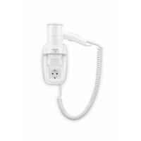 Настенный фен с усиленной системой безопасности, быстро и безопасно подсушит волосы. Имеет плавный переключатель (2 скоростных  ...