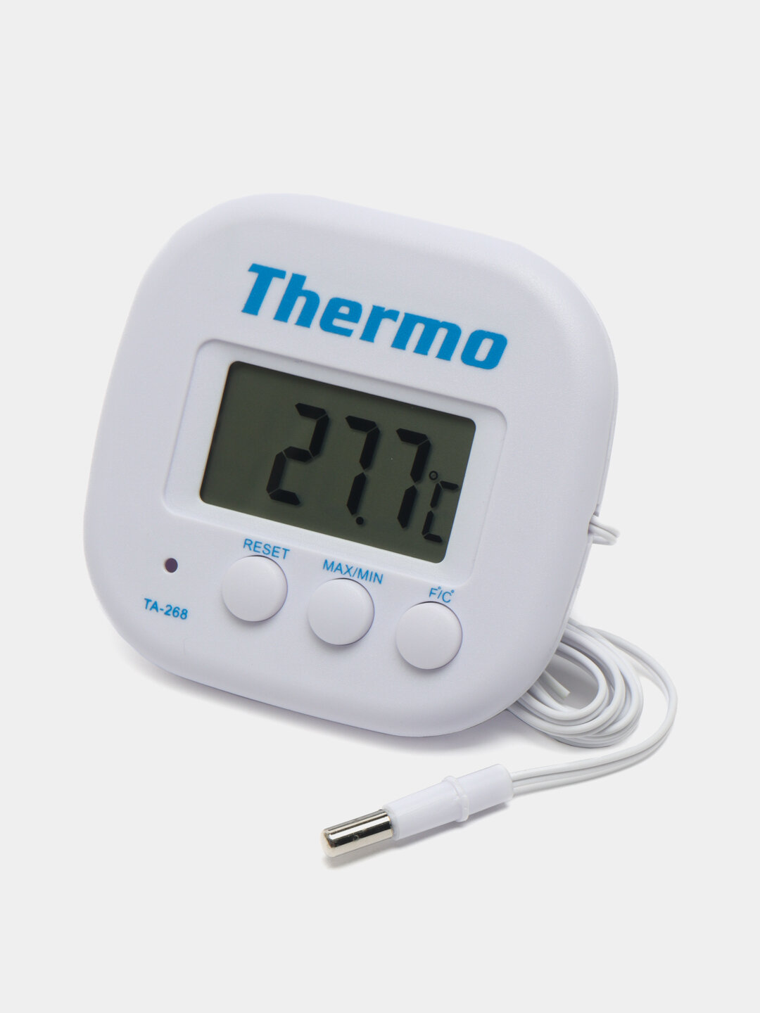 Термометр электронный, 2 режима, с уличным датчиком, 7,5 x 7,6 см - фотография № 5