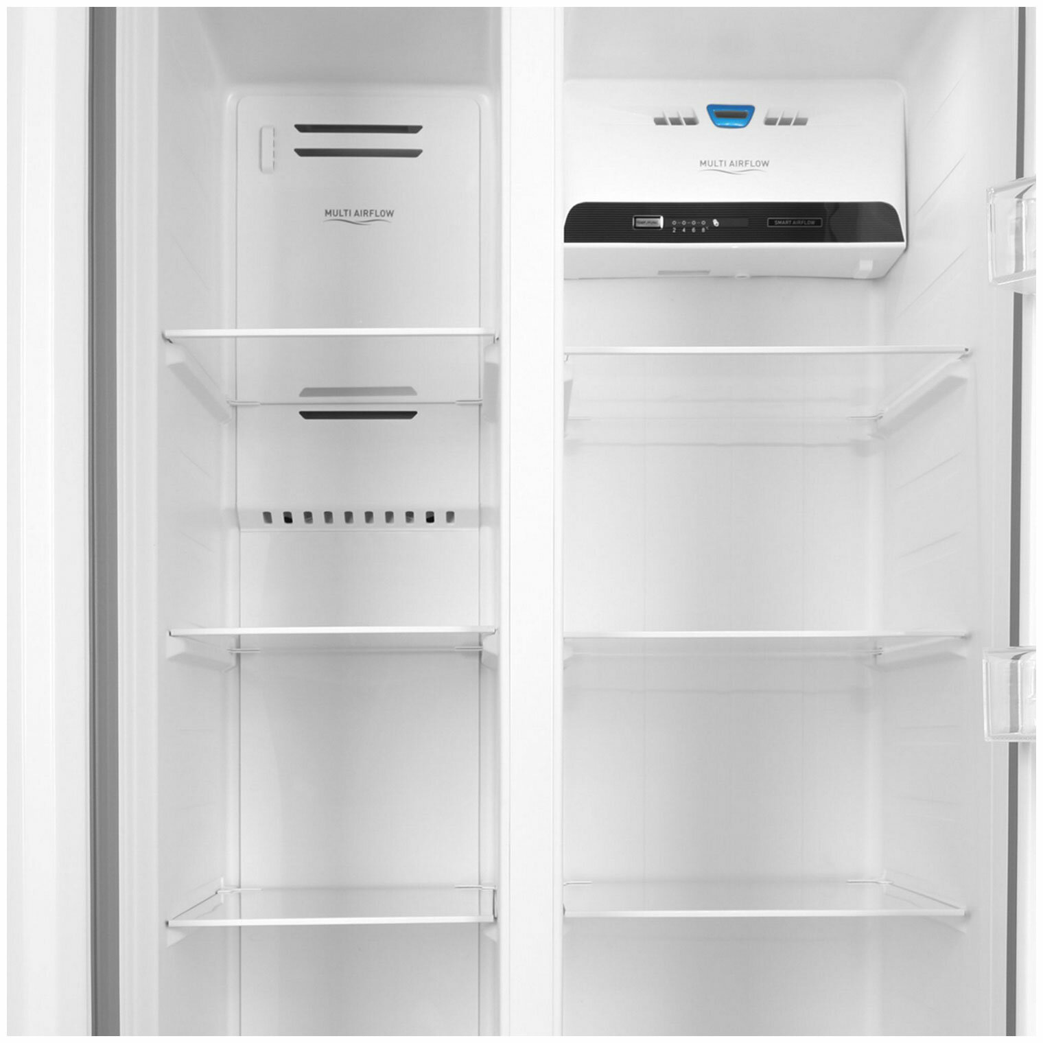Холодильник Side by Side Hyundai CS5083FIX нержавеющая сталь - фотография № 3