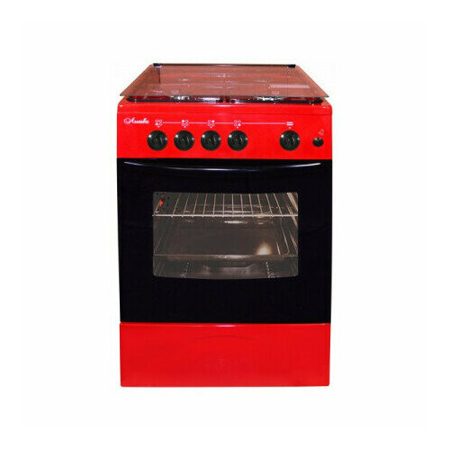 Газовая плита Лысьва ГП 400 МС-2у вишневый стеклянная крышка 3387600₽