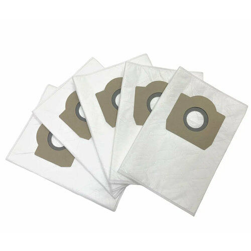 Набор мешков-пылесборников для пылесоса Karcher (Керхер) 5 шт - 0036826 комплект мешков для пылесоса philips 9002560572