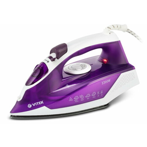 Утюг VITEK VT-8308 VT фиолетовыйбелый 190100₽