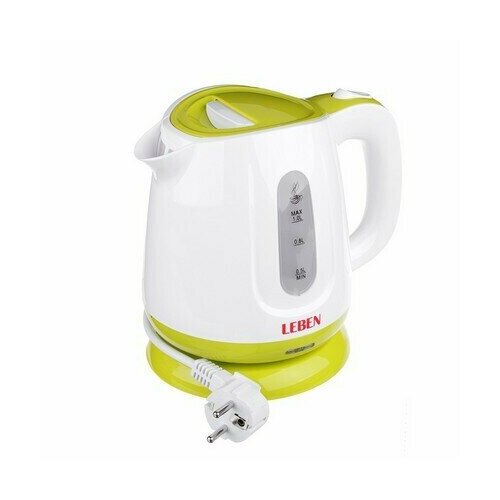 Чайник электр 17л 1850Вт стекло скрытый нагреват элемент автооткл 291-061Leben 304900₽