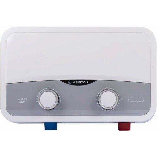 Водонагреватель Ariston Aures SF 55 COM проточный 55кВт кран и душ серебристый 3520018-v 654300₽
