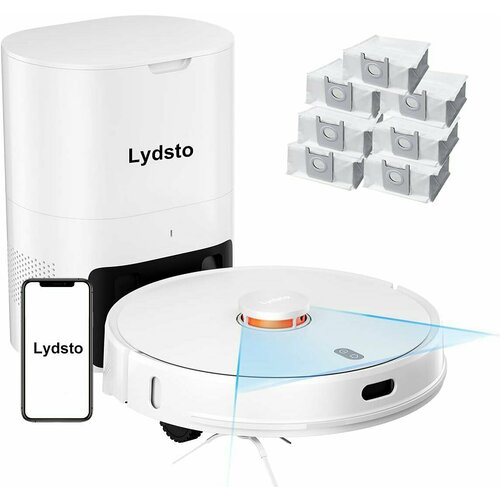 Робот-пылесос Lydsto G2 Inertial Navigation Sweep and Mop Robot EU, белый