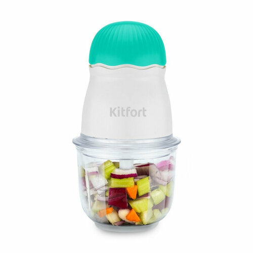 Измельчитель Kitfort КТ-3064-3 бело-бирюзовый 169000₽