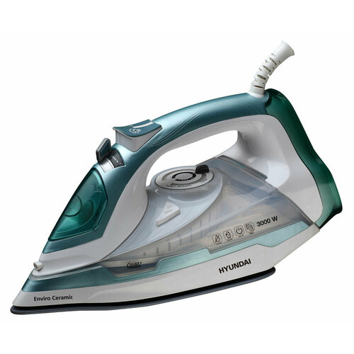 Утюг Hyundai H-SI01223 3000Вт белый изумрудный 345500₽