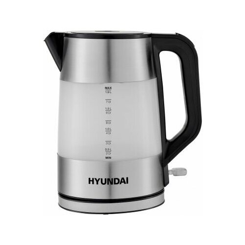 Электрический чайник Hyundai 2л. 2200Вт черный (корпус: пластик)