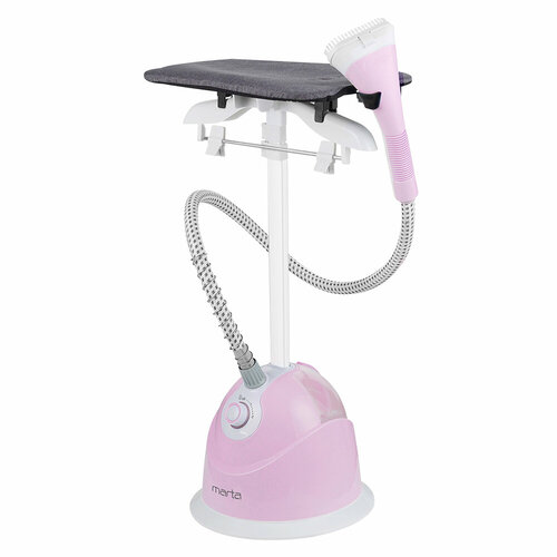 Вертикальный напольный отпариватель MARTA MT-ST1195A розовыйбелый 378700₽