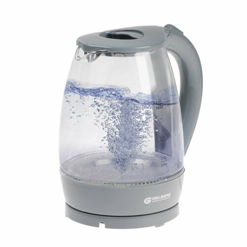 Чайник электрический GL-473 стекло 18 л 2000 Вт серый 269200₽