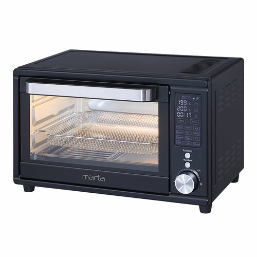 Мини-печь MARTA MT-EO4294A 32 литра аэрогриль конвекция черный жемчуг 727500₽