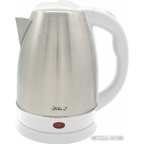 Чайник великие реки Нева-2 нерж сталь в белом пластике 98000₽