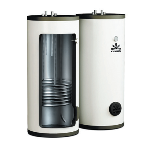 Бойлер 120 л с 1-м ТО Gekon HWB 120 1HE TC 30 кВт напольный INOX 7250000₽