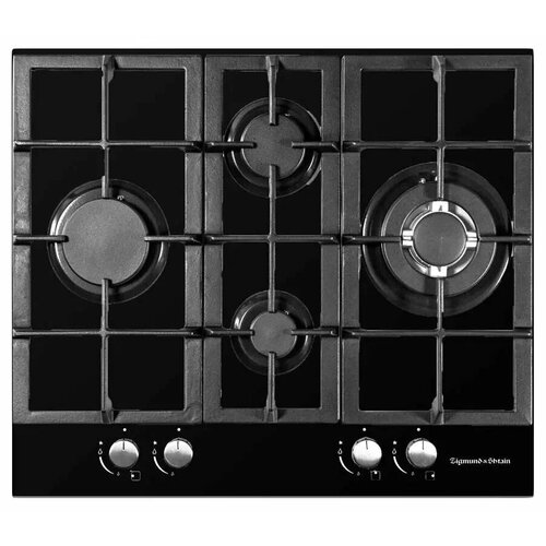 Встраиваемая панель газовая ZigmundShtain MN 15561 B чёрн газ-контроль чугунные решёткиКитай 2399000₽