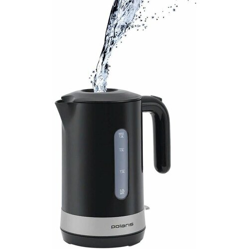 чайник электрический polaris pwk 1803c water way pro 1 8 л пластик Чайник электрический POLARIS PWK 1803C, 2200Вт, черный