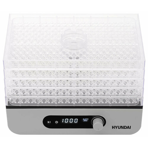 Сушка для фруктов и овощей Hyundai HYDF-5033 5под 400Вт серый 365000₽