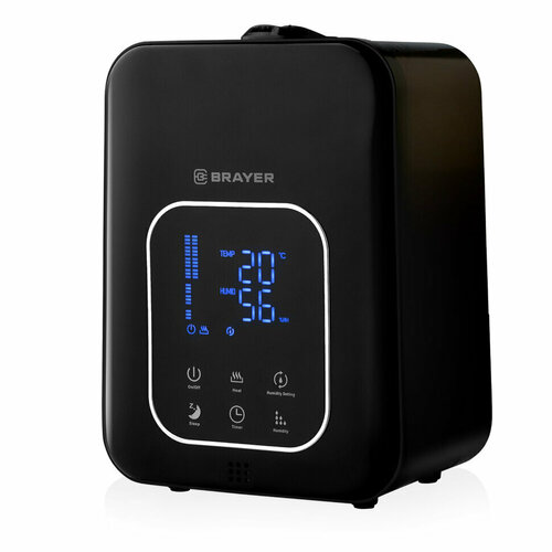 Увлажнитель воздуха BRAYER BR4703 объем бака 45л 40Вт арома-контейнер черный 456616 847000₽