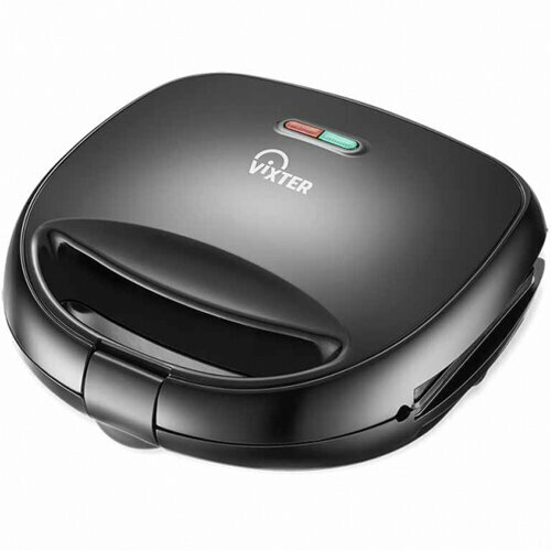 Сэндвичница-бутербродница электрическая Vixter DSM-3660 800Вт индикация нагрева антипригарное покрытие съемные панели 407800₽