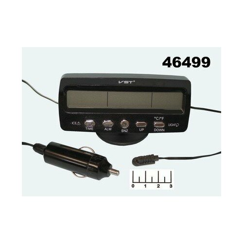 Часы цифровые VST-7045V авто с датчиком температуры