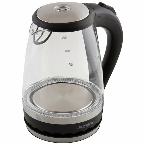 Чайник ENERGY E-279 черный 15 л диск стекло 203300₽