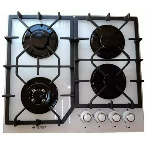 Газовая варочная поверхность Gefest ПВГ 2232-01 К12 белый 2387200₽