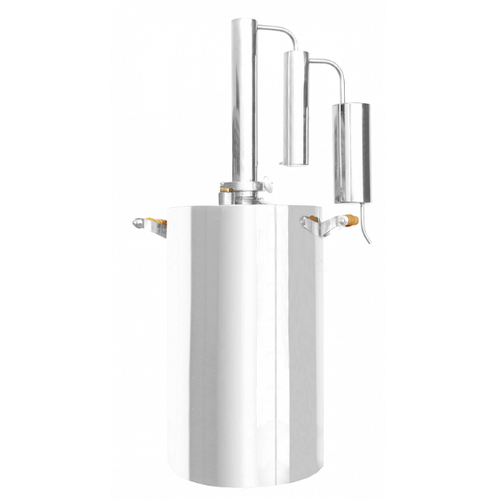 Дистиллятор Уральский Самовар 12л зеркальная нерж сталь дно 3мм сухопарник Челябинск 585000₽