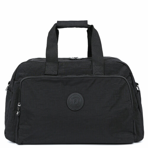 фото Сумка сэтчел fabretti 8031-2, фактура гладкая, черный