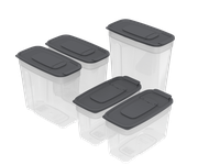 Набор контейнеров для сыпучих продуктов и еды Альт-Пласт АП 546