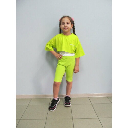 фото Велосипедки , размер 152, зеленый no name