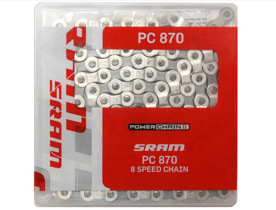 Цепь для велосипеда SRAM PC870 114зв + замок