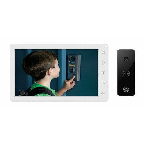 Tantos Amelie HD SE (белый) и iPanel 2 HD + (комплект многофункционального домофона 7 HD)