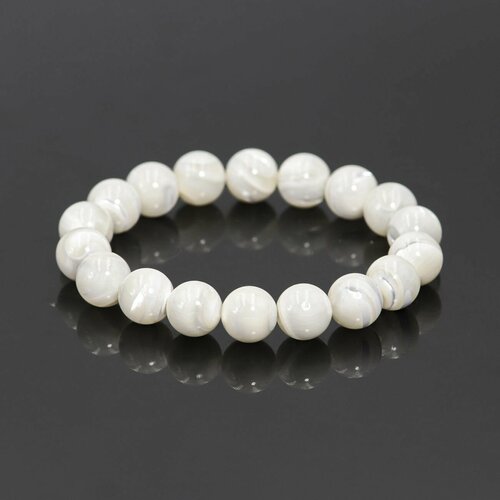 фото Браслет silvarie, перламутр, белый