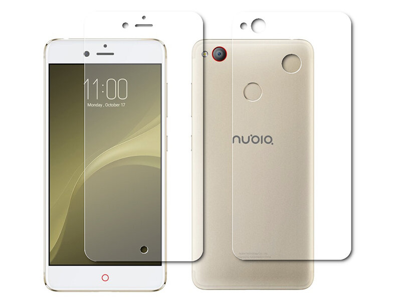 Гидрогелевая пленка LuxCase для ZTE Nubia Z11 Mini S 0.14mm Matte Front and Back Transparent 87683 - фото №8