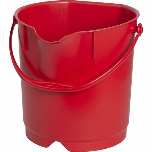 Ведро 9л FBK, пластиковое, красное