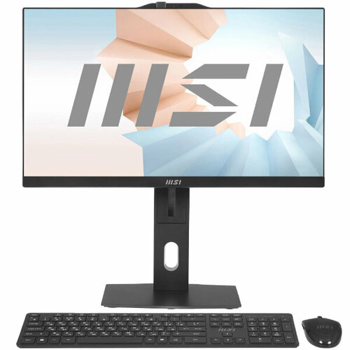Моноблок MSI Modern AM242P 12M-671XRU 238 Full HD i5 1235U 13 8Gb SSD512Gb Iris Xe noOS GbitEth WiFi BT 120W клавиатура мышь Cam черный 1920x1080 8249400₽