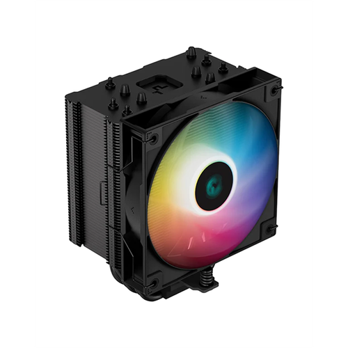 Deepcool Кулер для процессора DEEPCOOL AG500 BK ARGB LGA1700/1200/115X/AM5/AM4 (12шт/кор, TDP 240W, PWM, ARGB Fan 120mm, 5 тепл. трубок) RET deepcool ag500 lga1700 1200 115x am5 am4 12шт кор tdp 240w pwm fan 120mm 5 тепл трубок черный ret