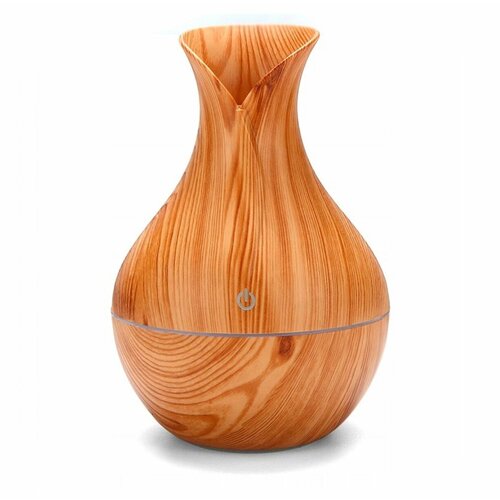 Увлажнитель воздух электрический Аромадиффузор ультразвуковой распылитель эфирных масел бесшумный светло коричневый 55500₽