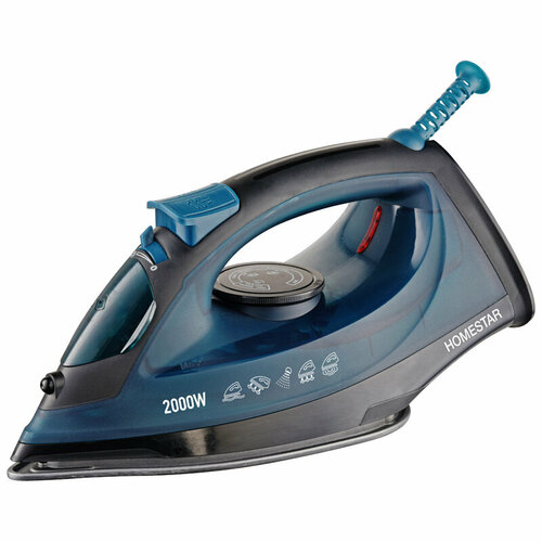 Утюг HomeStar HS-4010 черный 2000Вт пар тефлоновая подошва антинакипь 154500₽