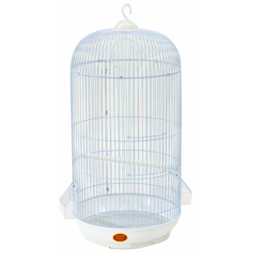 Клетка для маленьких птиц Золотая клетка A309D эмаль 33 х 67 см цвет в ассортименте (1 шт)