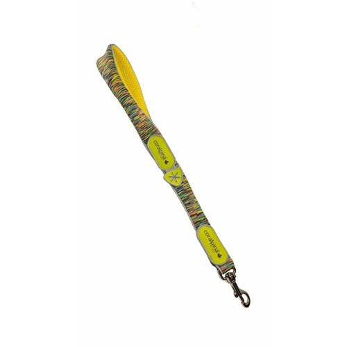 Coralpina мягкий поводок POWERMIX, желтый меланж (110 см/4,5 кг) (Guinz.Powermix Yellow MELANGE TG 1/3) №2