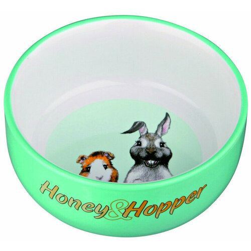 Миска керамическая с рисунком, Honey & Hopper, 250 мл, диаметр 11 см