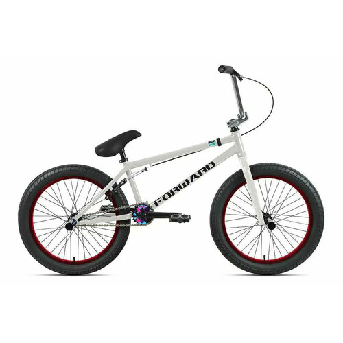 BMX велосипед Forward Zigzag 20 (2022) белый 20.75 велосипед forward zigzag 20 go 2022 рост 20 4 красный черный