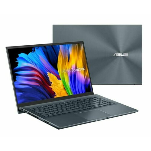 Ноутбук Asus ZenBook Pro 15 UM535QA-KS241 (90NB0UK1-M00BN0) Pine Grey AMD Ryzen 7-5800H/16G/1Tb SSD/15,6 FHD IPS Touch/AMD Radeon Graphics/WiFi/BT/NoOS ноутбук rombica mybook zenith 15 6 ips amd ryzen 7 5800h 256гб серый