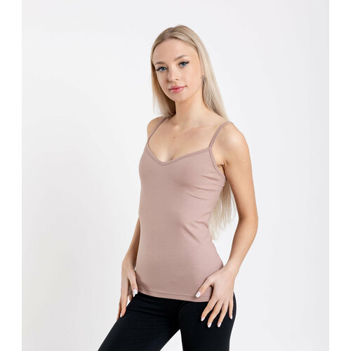 фото Майка serge, размер 100, коричневый