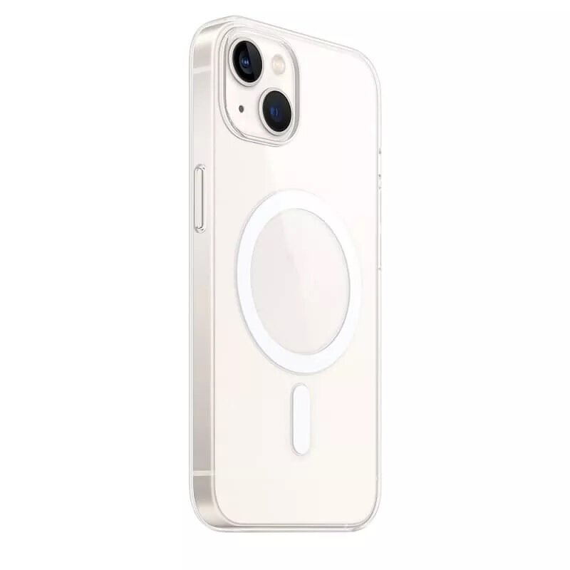 Чехол-накладка "HOCO Magnetic", для iPhone 15 Plus, силикон, магнитный, прозрачный